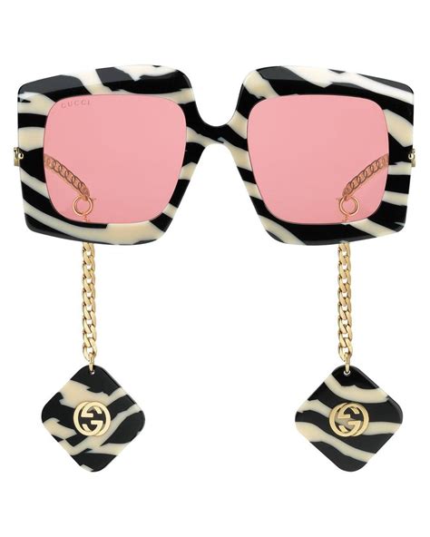 gucci zebra sunglasses|gucci new sunglasses collection.